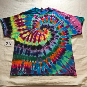 2X Tie-Dye Wild Spiral Tee