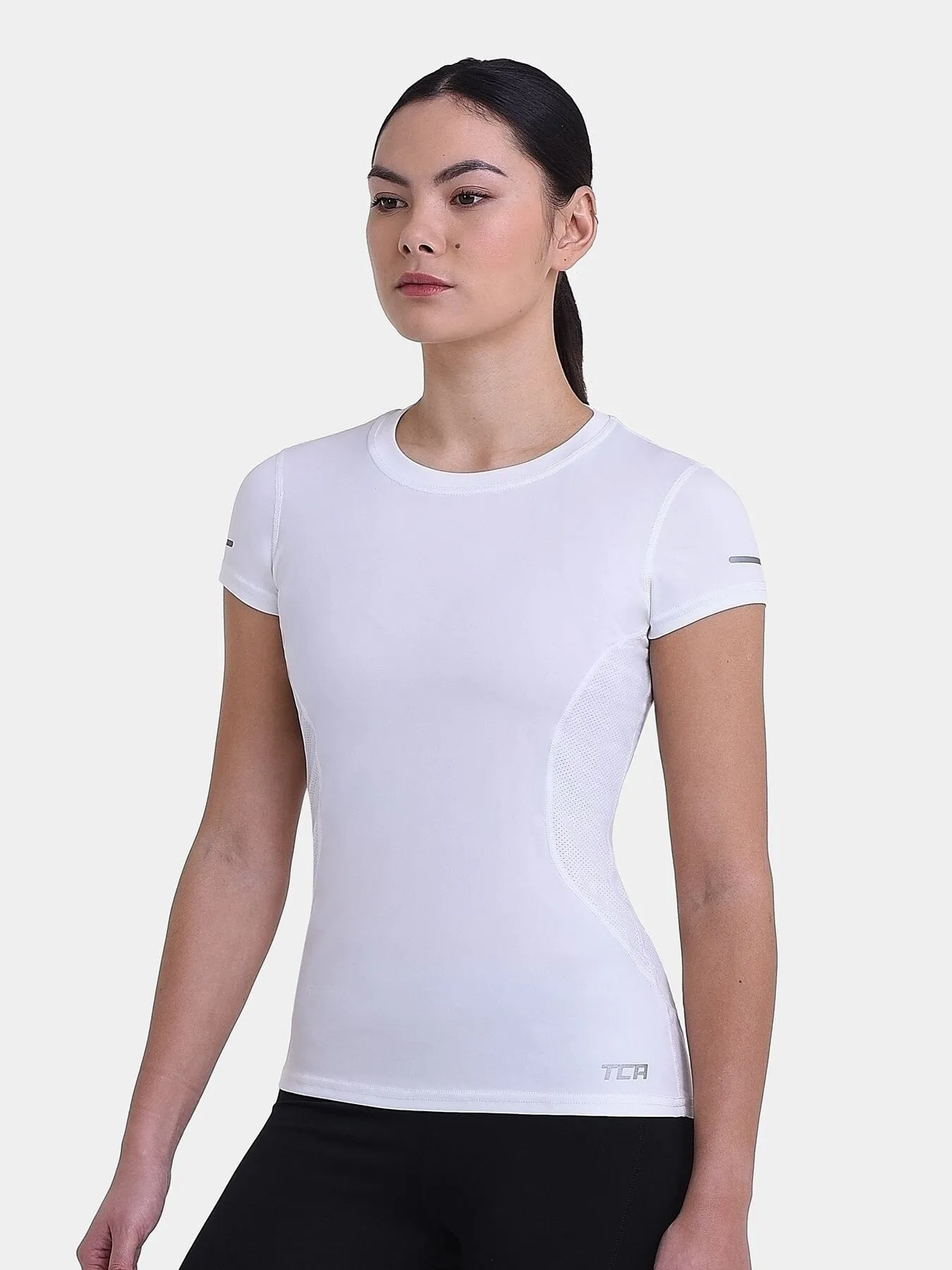 Atomic Short Sleeve T-Shirt With UPF 50  Protection & Side Mesh Panels For Women