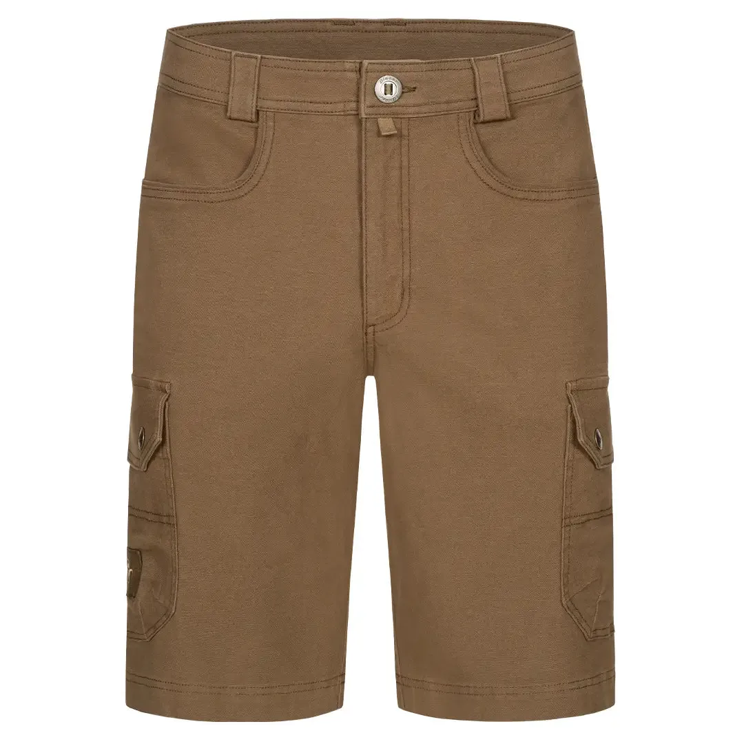 Austin Oxford Cotton Shorts - Teak by Blaser