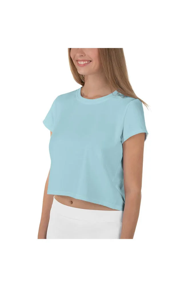 Baby Blue Crop Tee