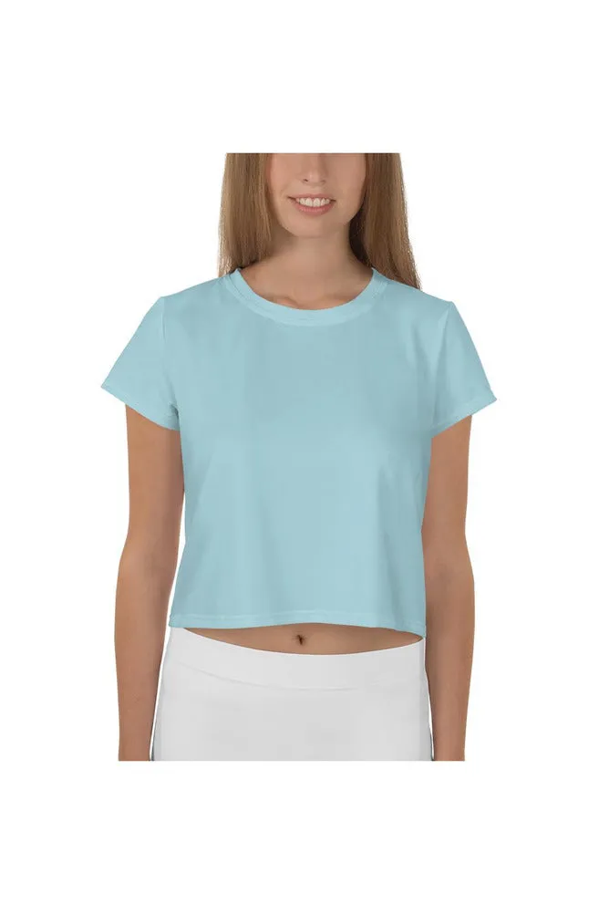 Baby Blue Crop Tee