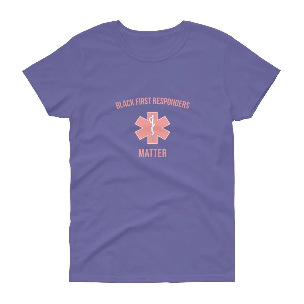 Black First Responders - Women's short sleeve t-shirt