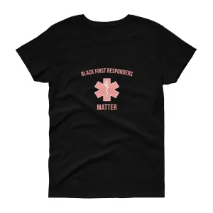 Black First Responders - Women's short sleeve t-shirt