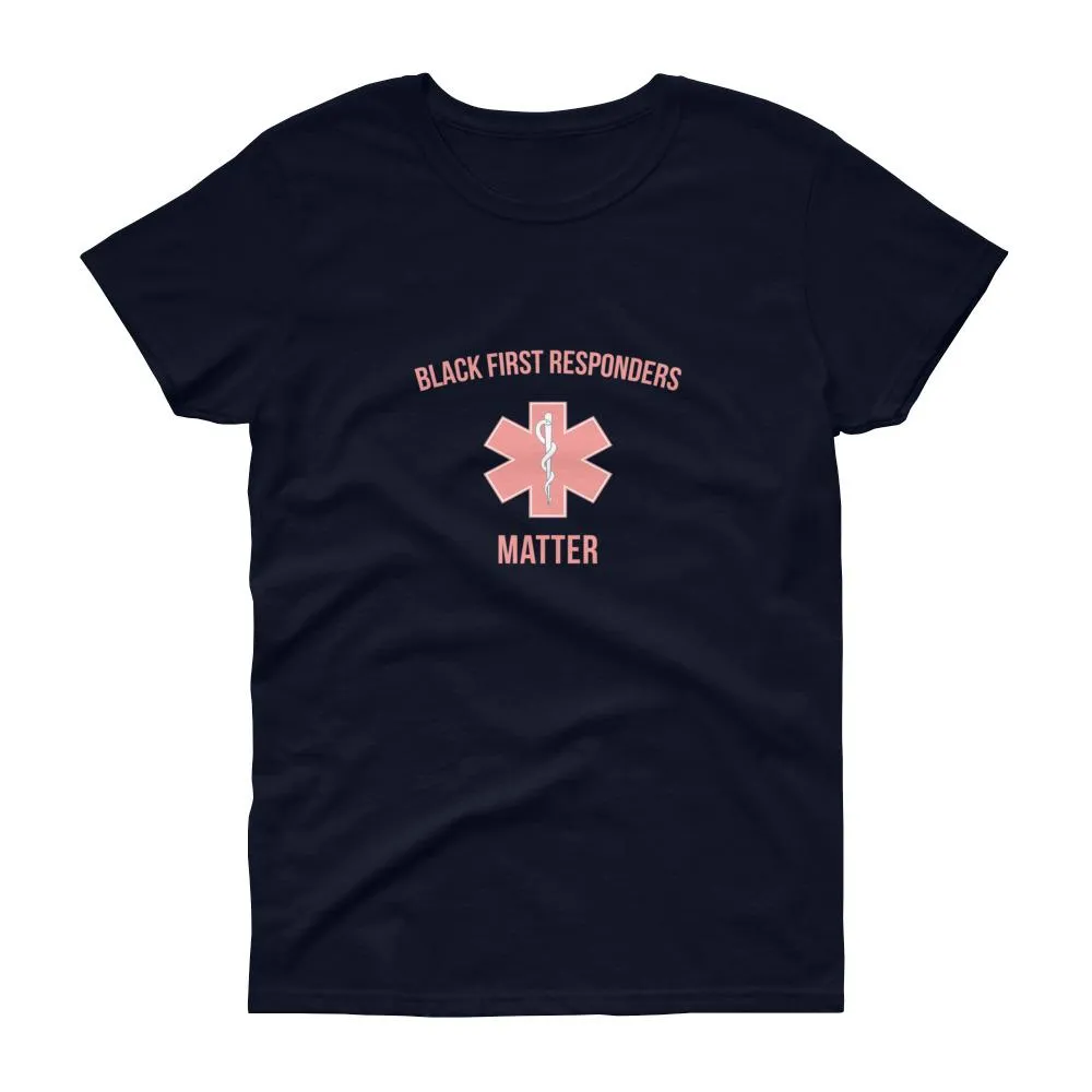 Black First Responders - Women's short sleeve t-shirt