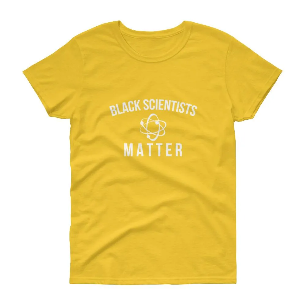 Black Scientists Matter - Women's short sleeve t-shirt