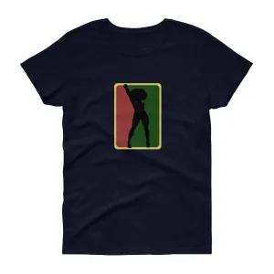 Black Woman Afro Fist - Women's short sleeve t-shirt