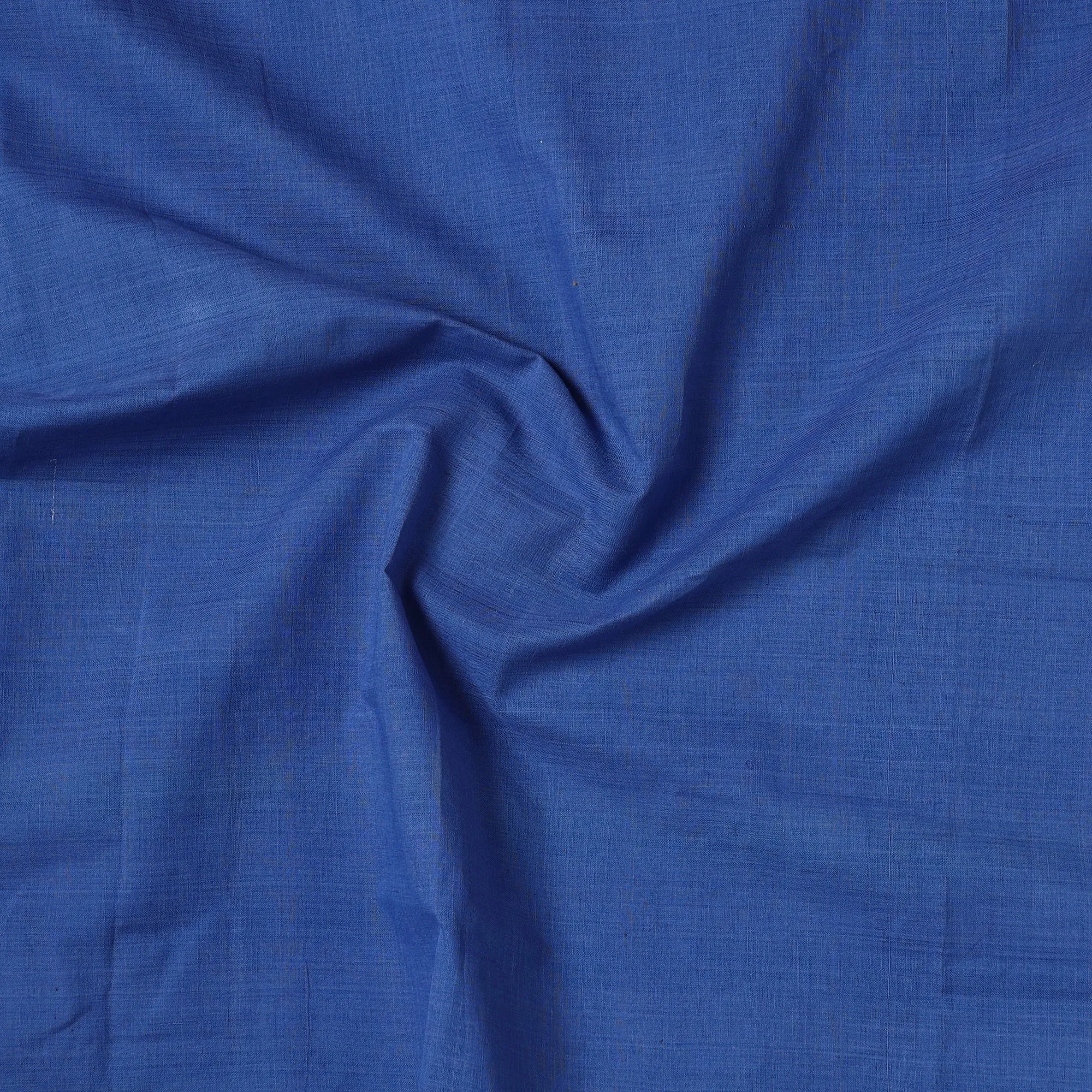 Blue - Mangalagiri Handloom Cotton Precut Fabric (2 meter) 64