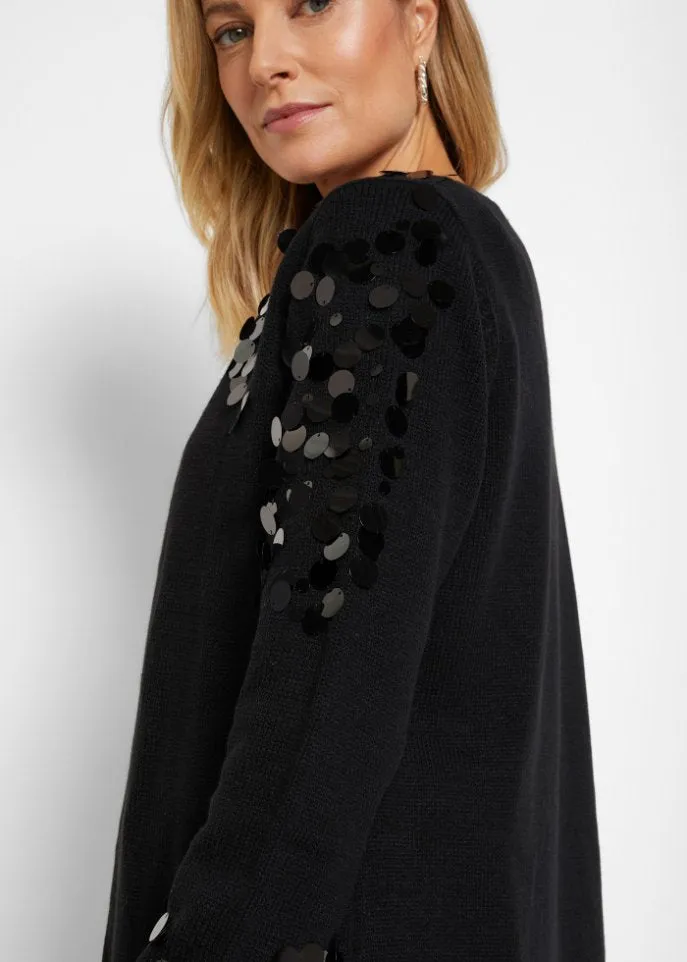 Bpc Selection sequin cardigan, black