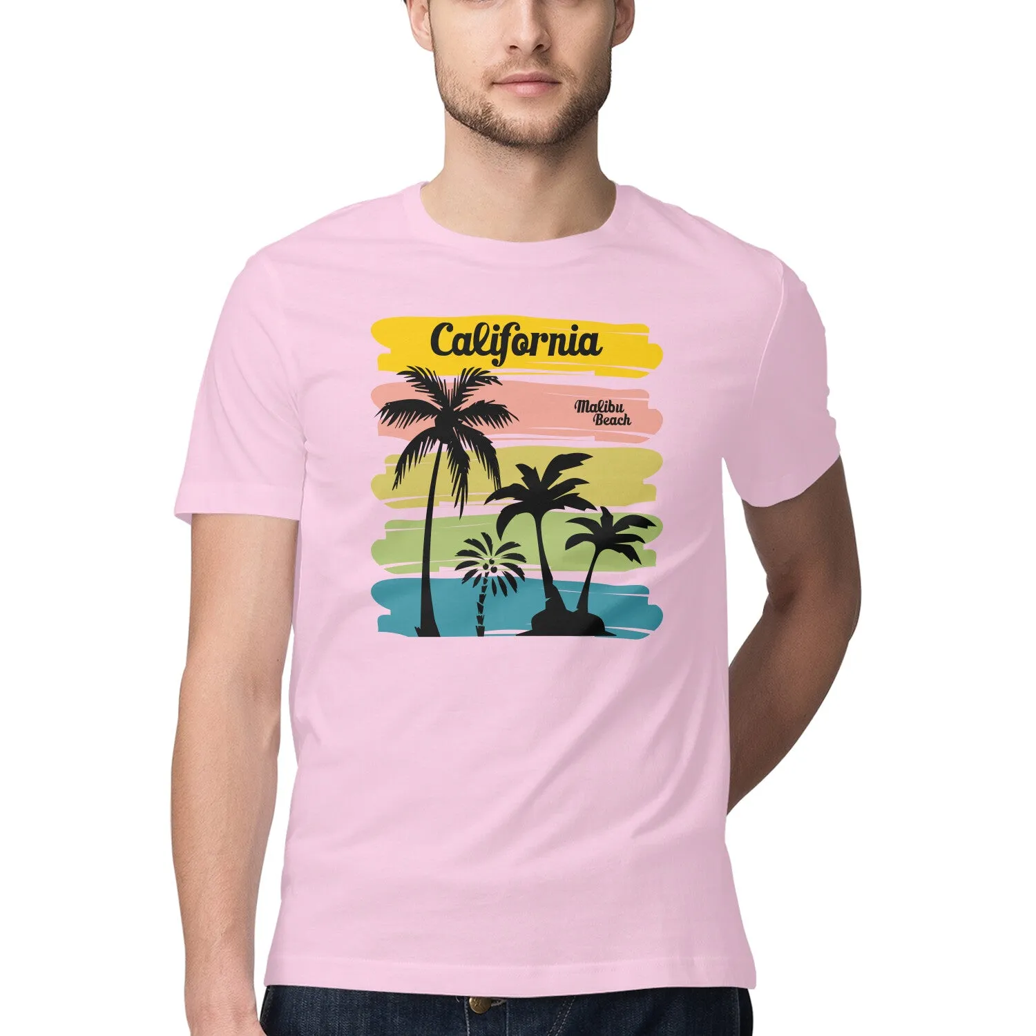 California Printed Beach T-shirt