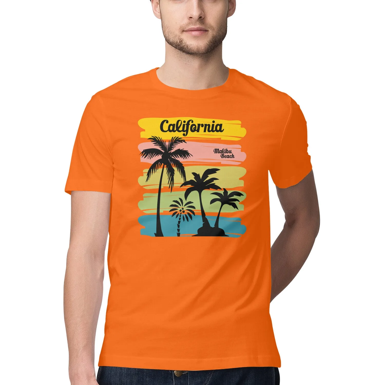 California Printed Beach T-shirt