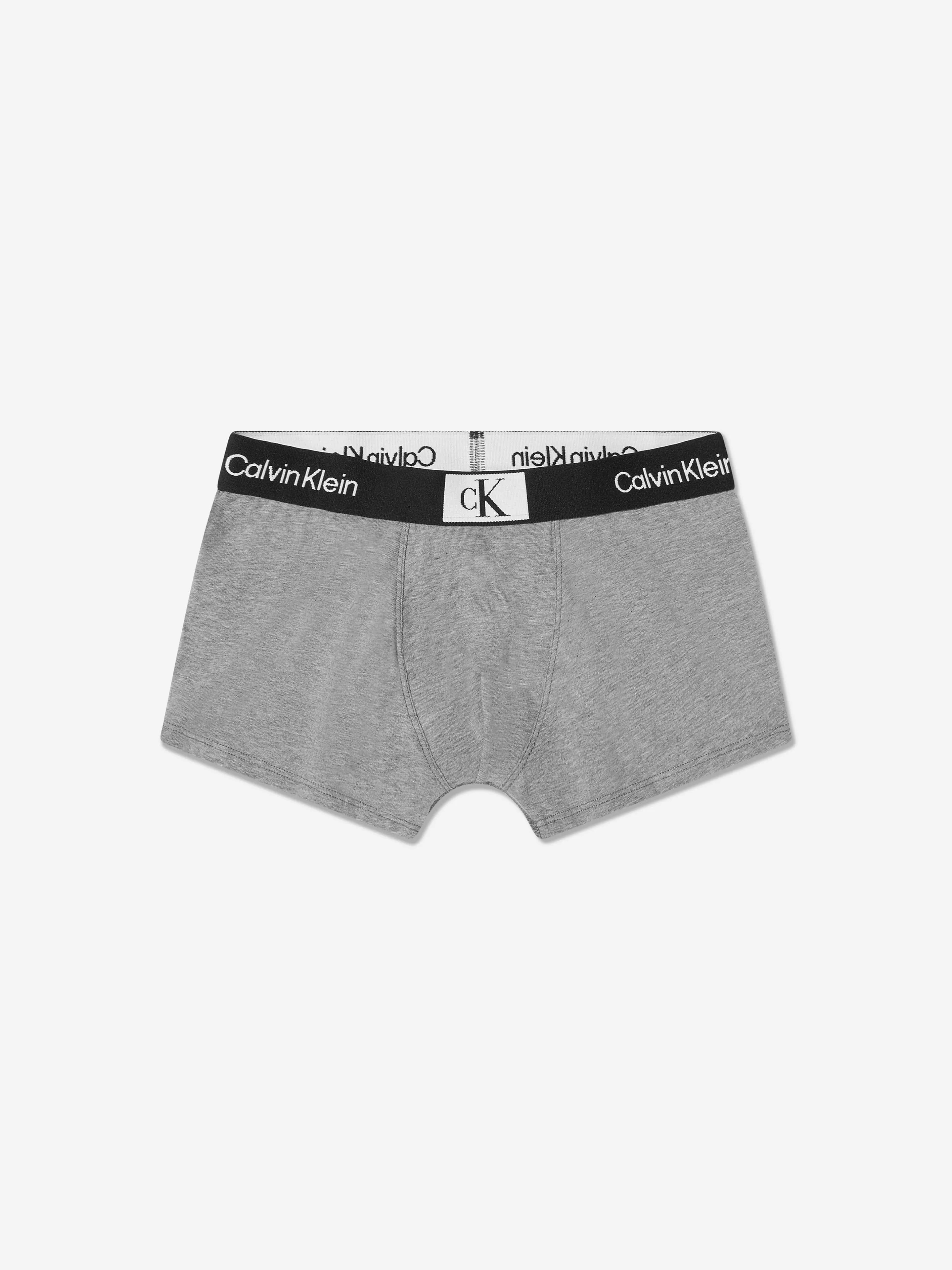 Calvin Klein Boys 3 Pack Boxer Shorts Set in Navy