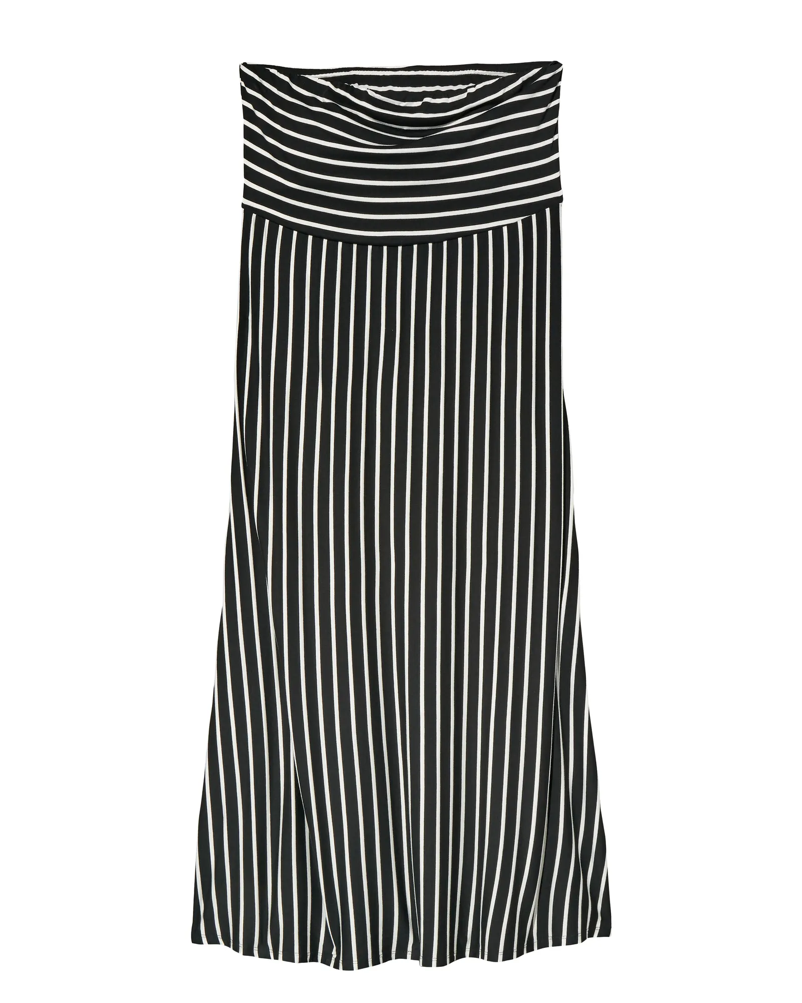 Chesapeake Strapless Maxi Dress | Black / White