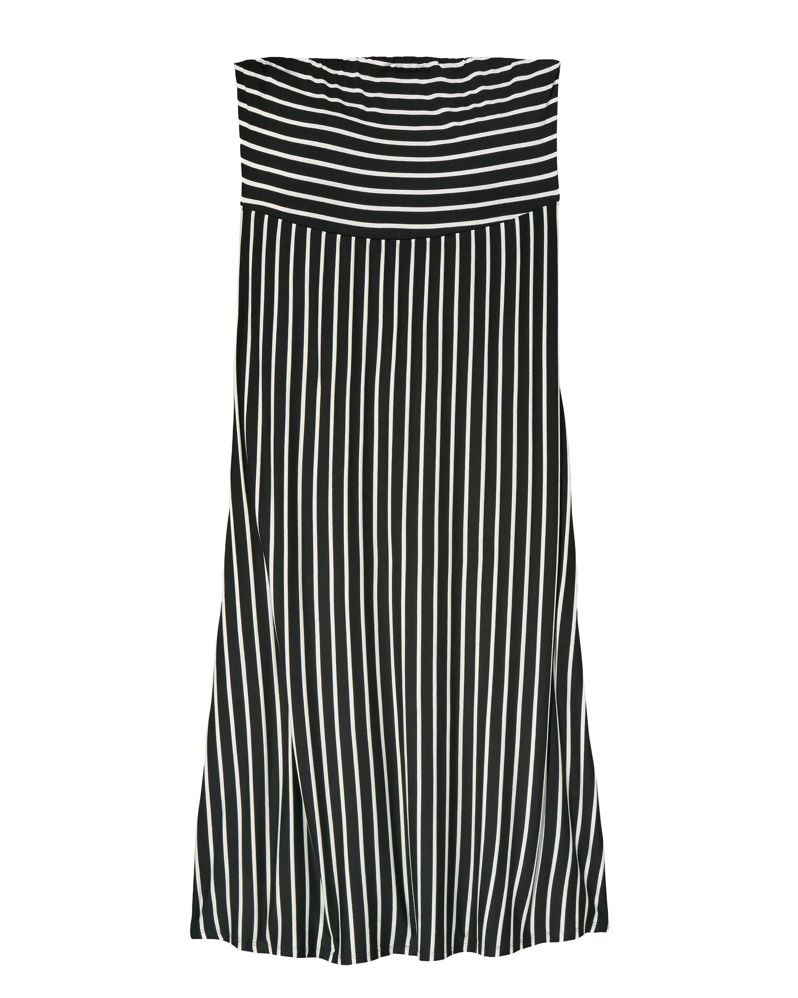 Chesapeake Strapless Maxi Dress | Black / White