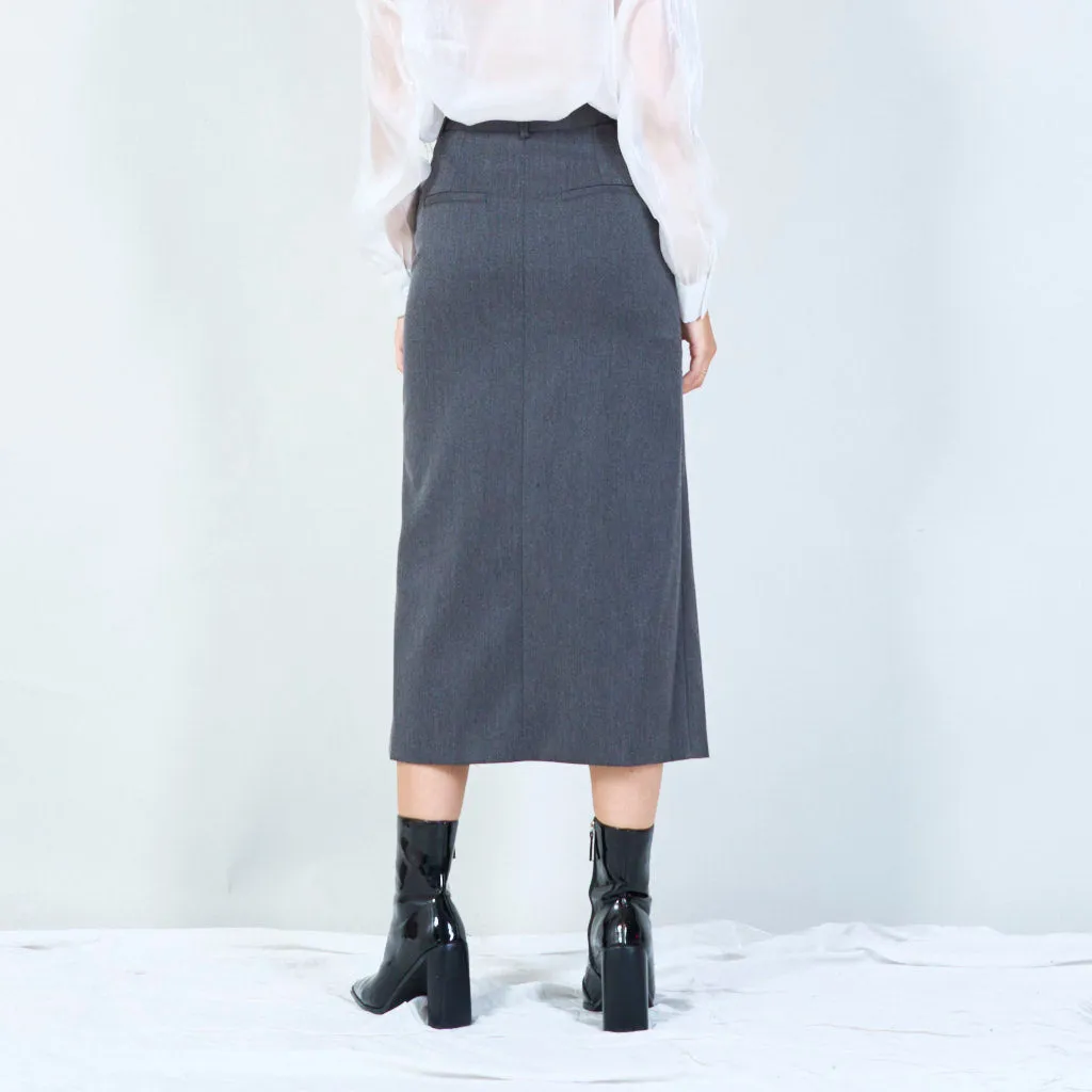 Classic high-waisted pencil skirt wholesale