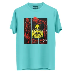 Deadpool Variants Vs. Wolverine - Marvel Official T-Shirt