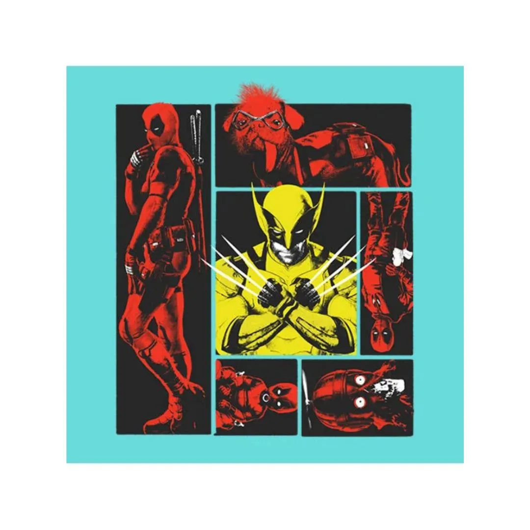 Deadpool Variants Vs. Wolverine - Marvel Official T-Shirt