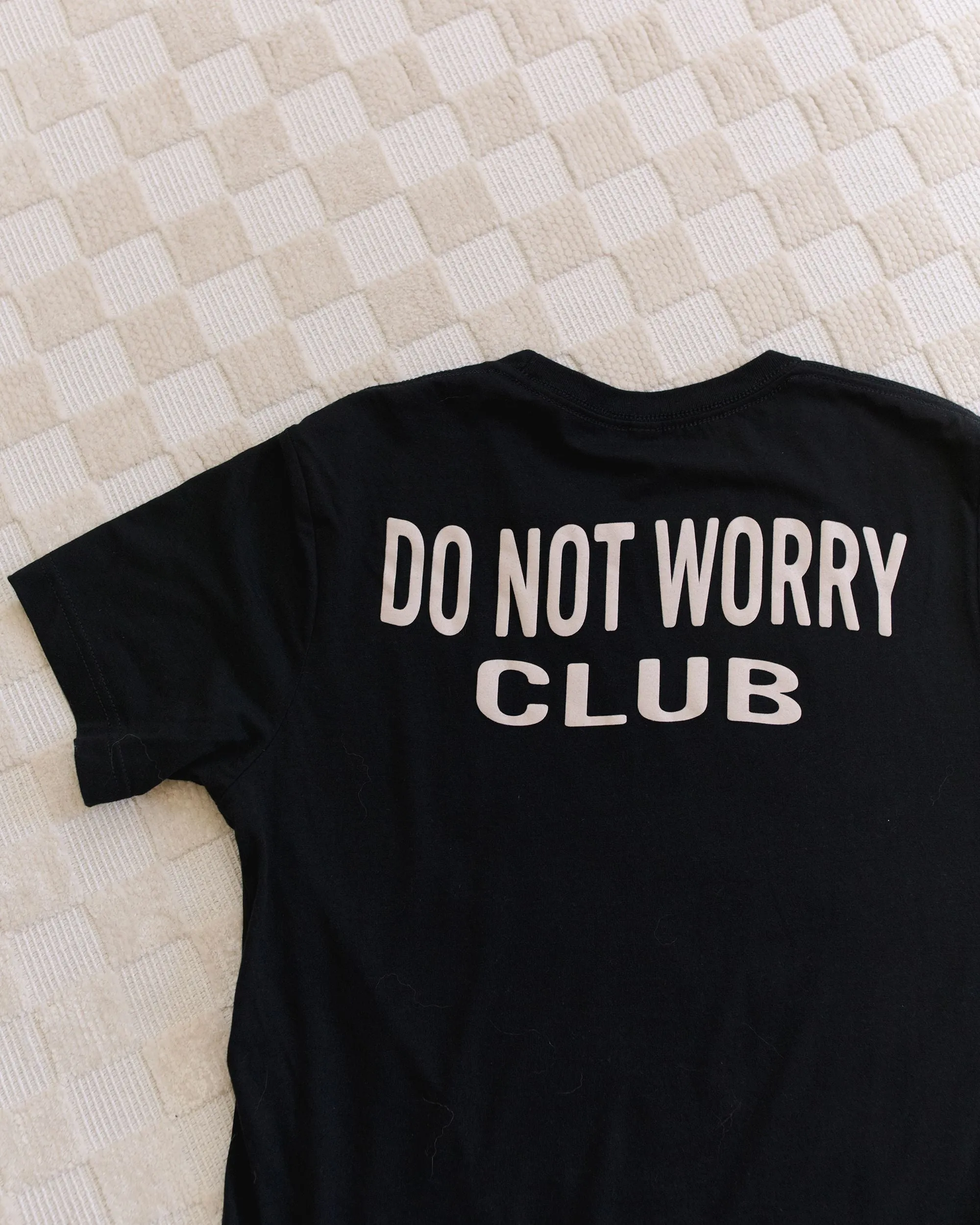 Do Not Worry Club Black Tee