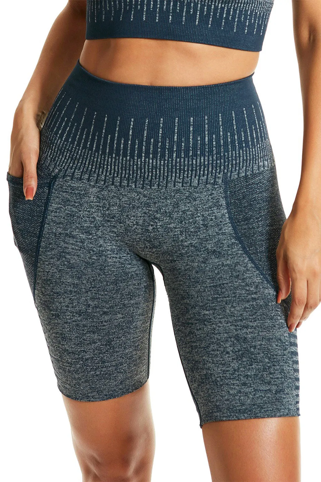 FITNESS Bermuda double and versatile waistband