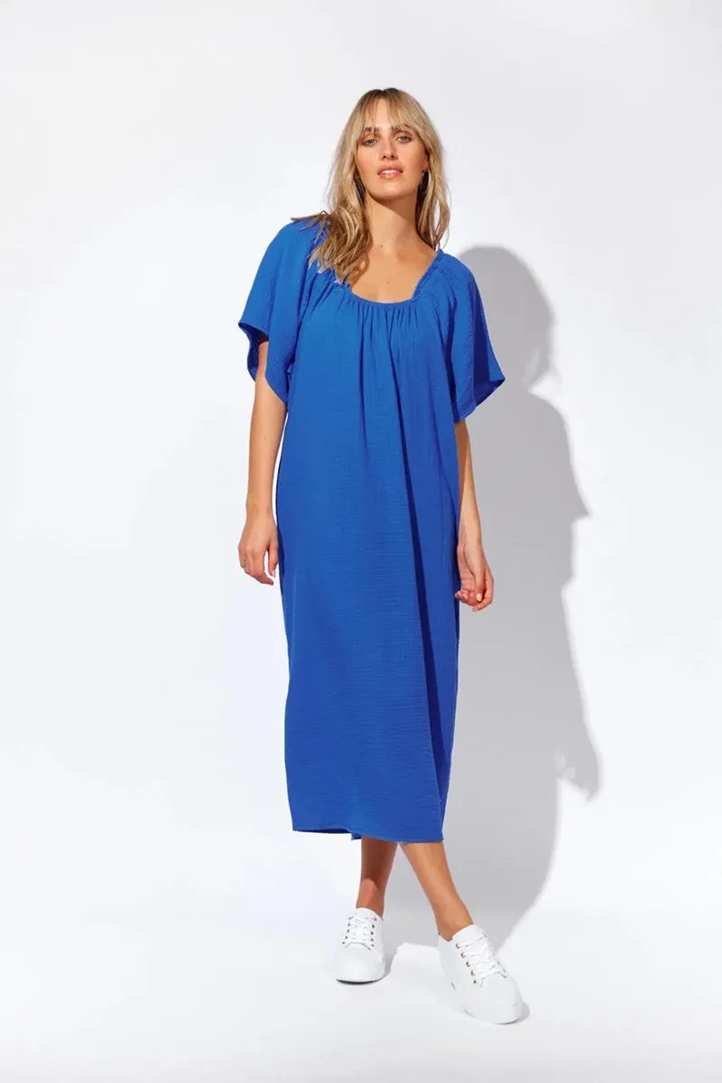 Isle Of Mine - Java Midi Dress - Cobalt