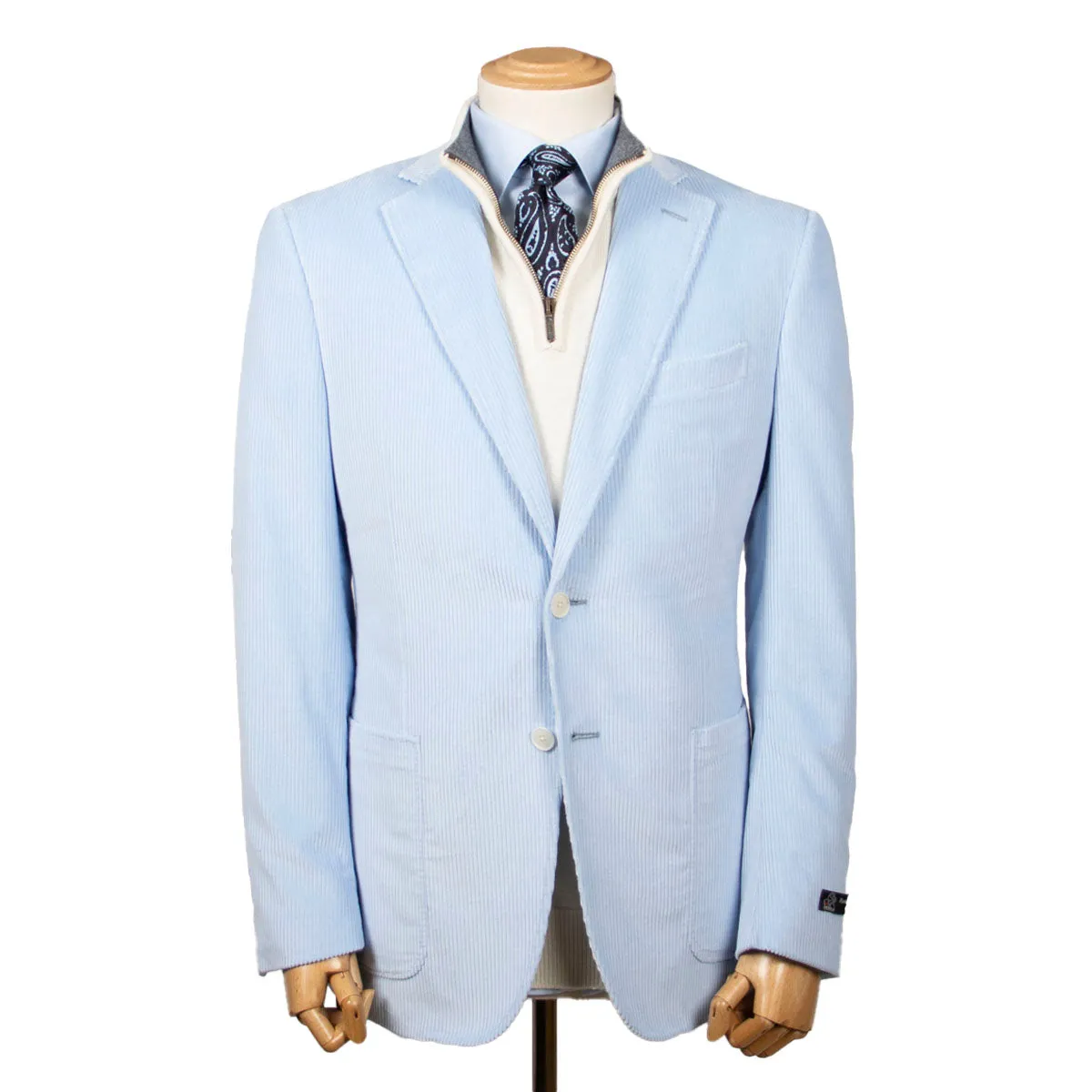 Light Blue Corduroy Jacket