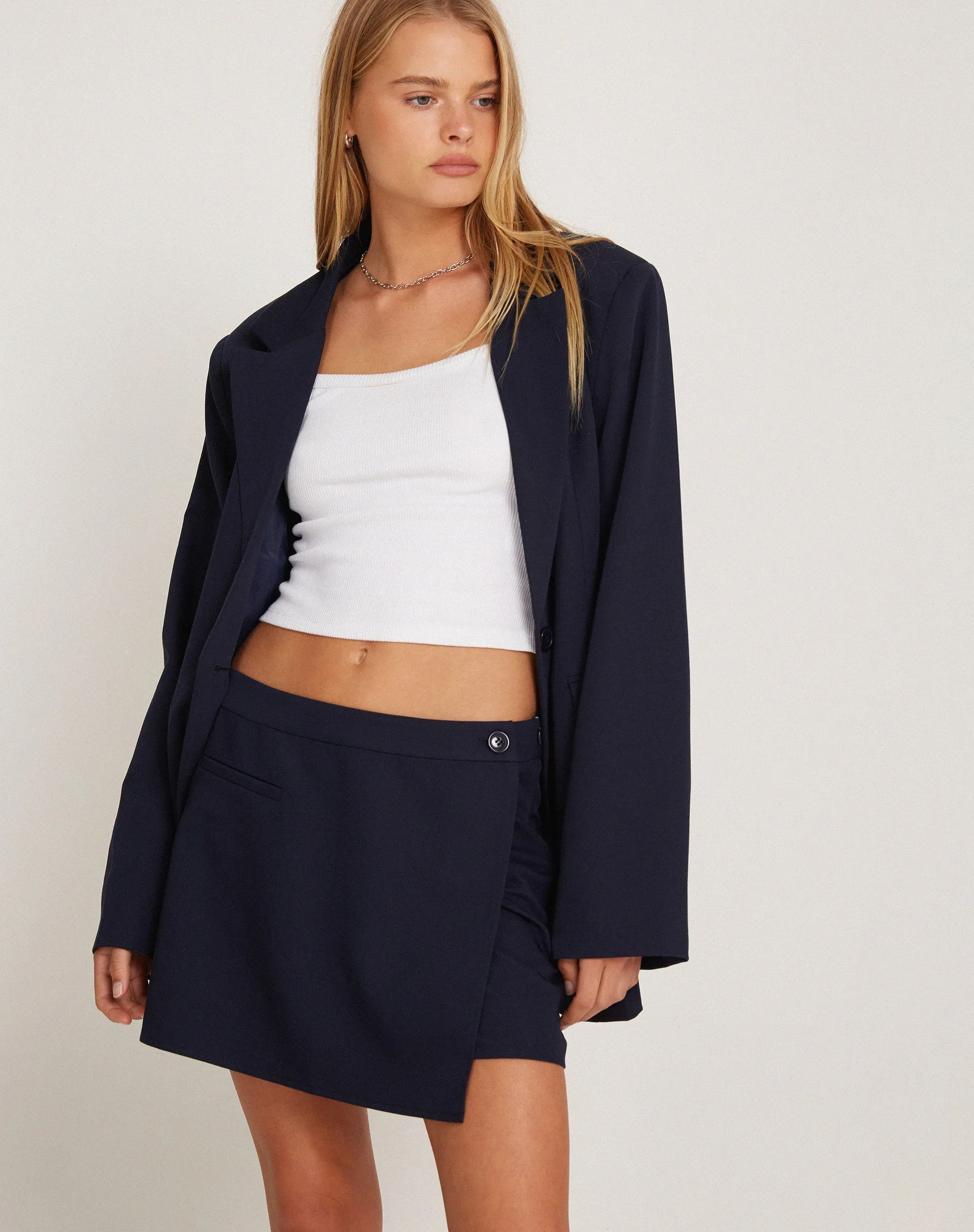 Maiwa Blazer in Tailoring Navy