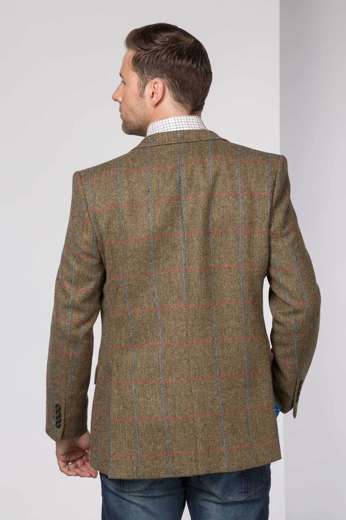 Men's Fitted Tweed Blazer - Thirsk