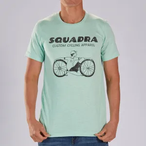 Men's Limited Edition Cotton Tee - Mint  "Squadra Dude"