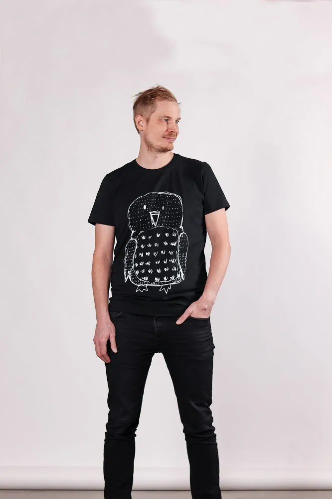 Men's Owl T-Shirt Black