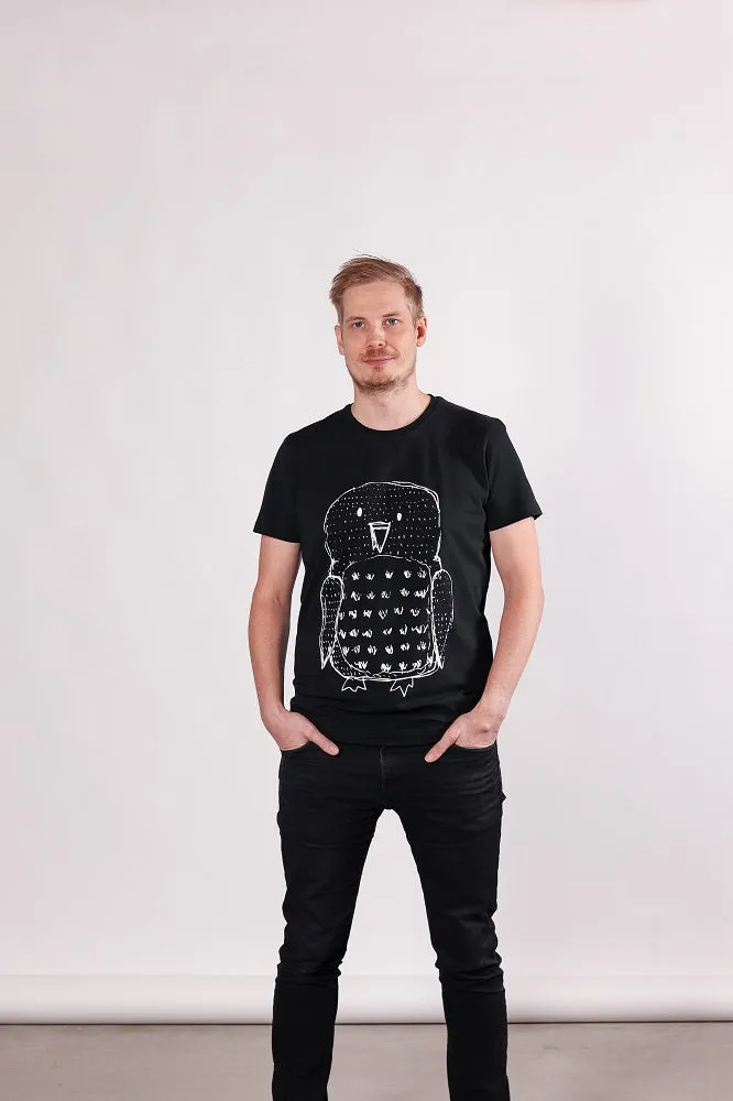 Men's Owl T-Shirt Black