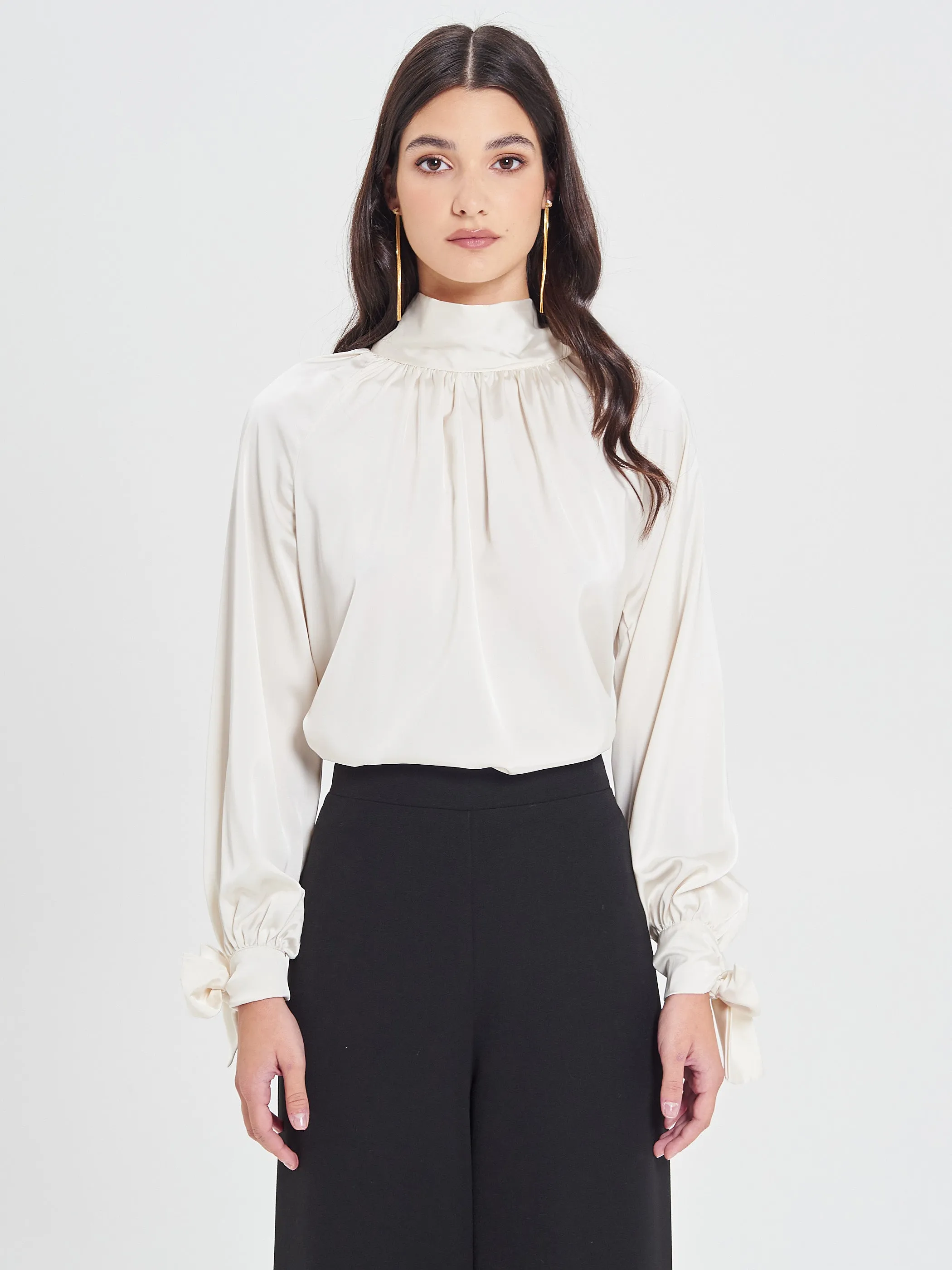 Mock Collar Blouse