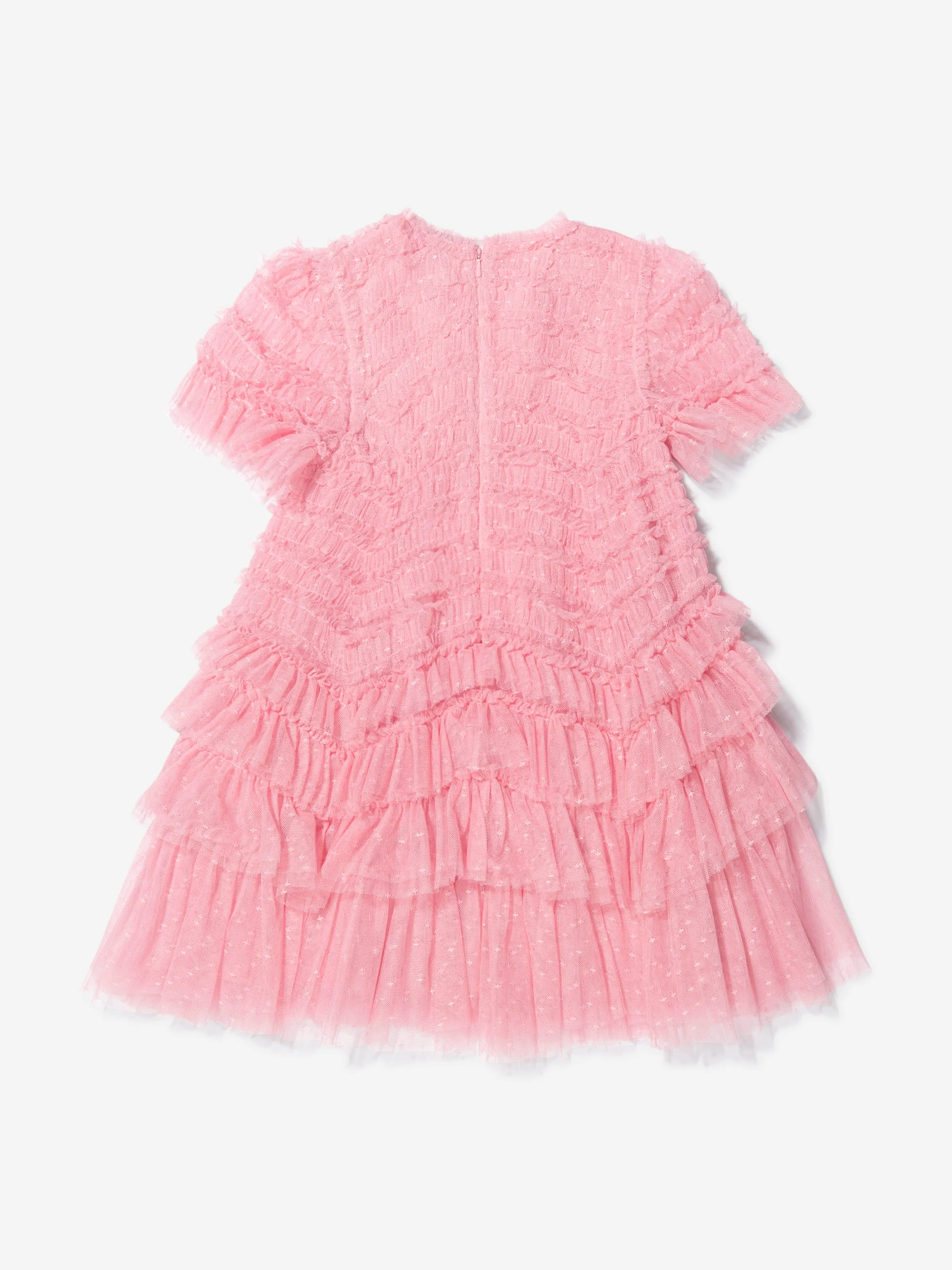 Needle & Thread Girls Valentine Ruffle Tulle Dress