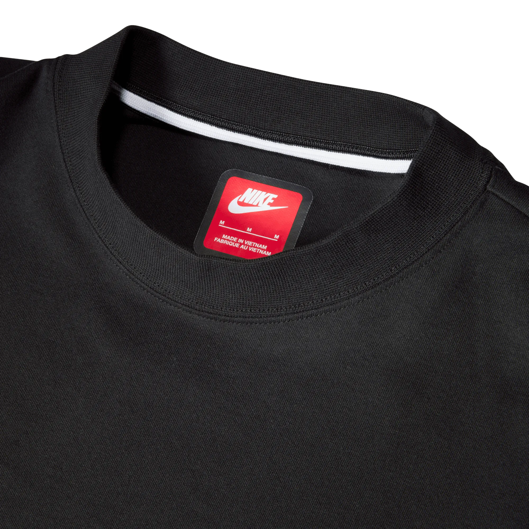 Nike Sportswear Tech Fleece Reimagined Black Oversized Short-Sleeve Sweatshirt