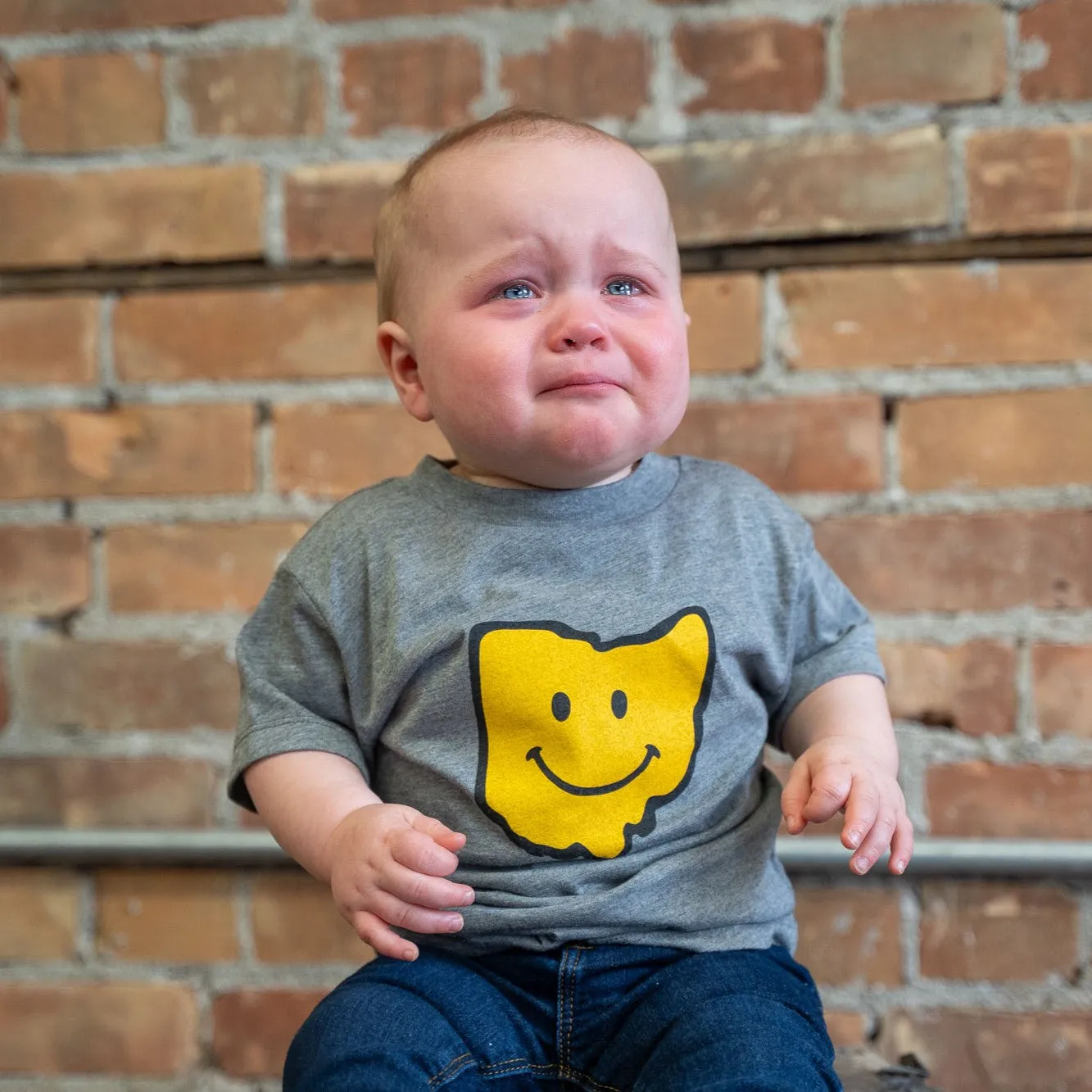 Ohio Smiley Toddler Shirt