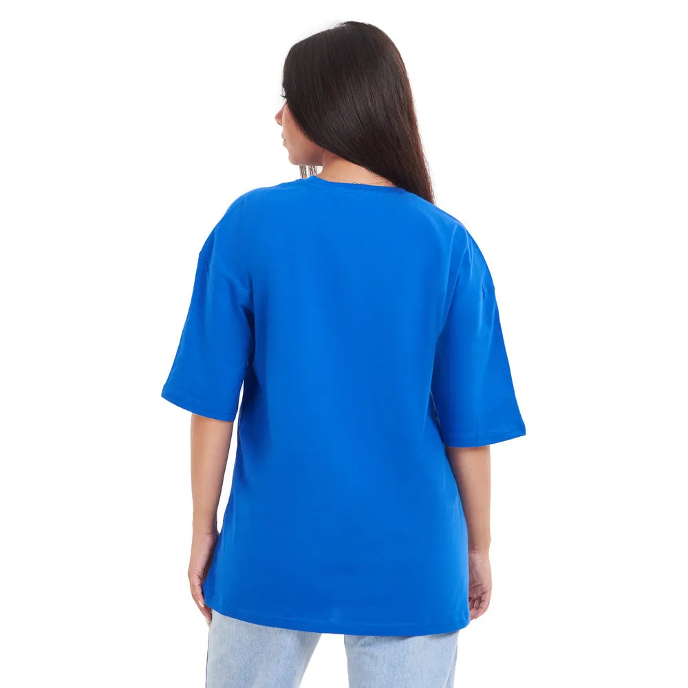 Oversized T-shirt Blue