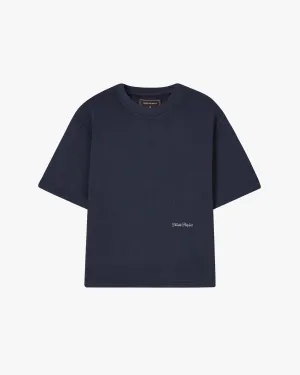 PERFECT BOXY TEE NAVY