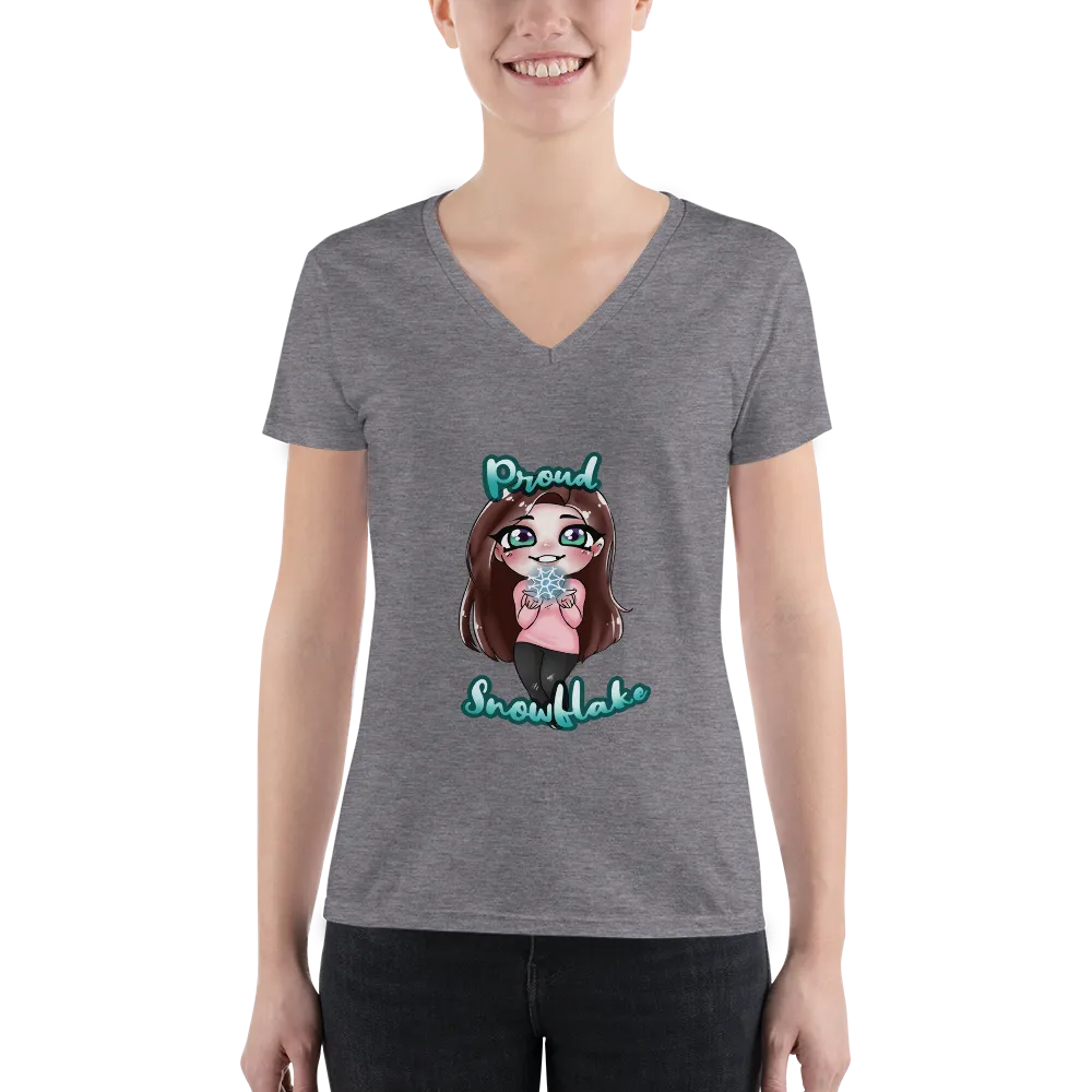 Proud Snowflake V-Neck - Meowmy