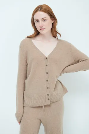 Relaxed fit button-up knit cardigan wholesale