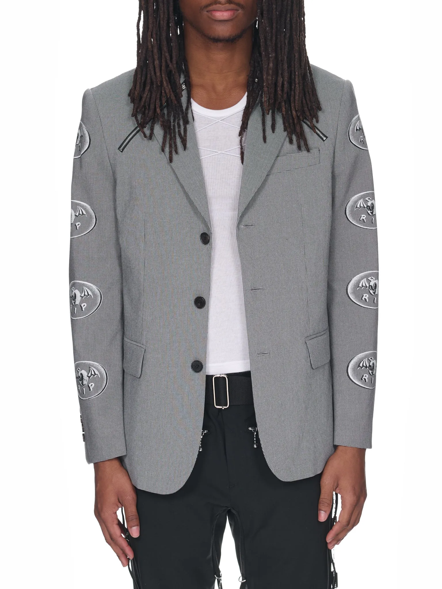 Rest In Punk Blazer (NN17-JK11-GRAY)