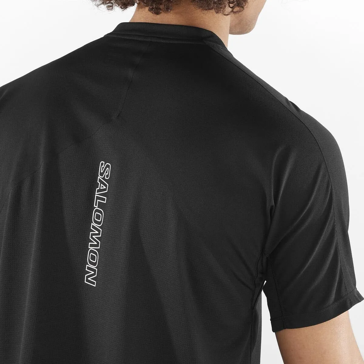 Salomon Sense Aero Tee | Deep Black | Mens