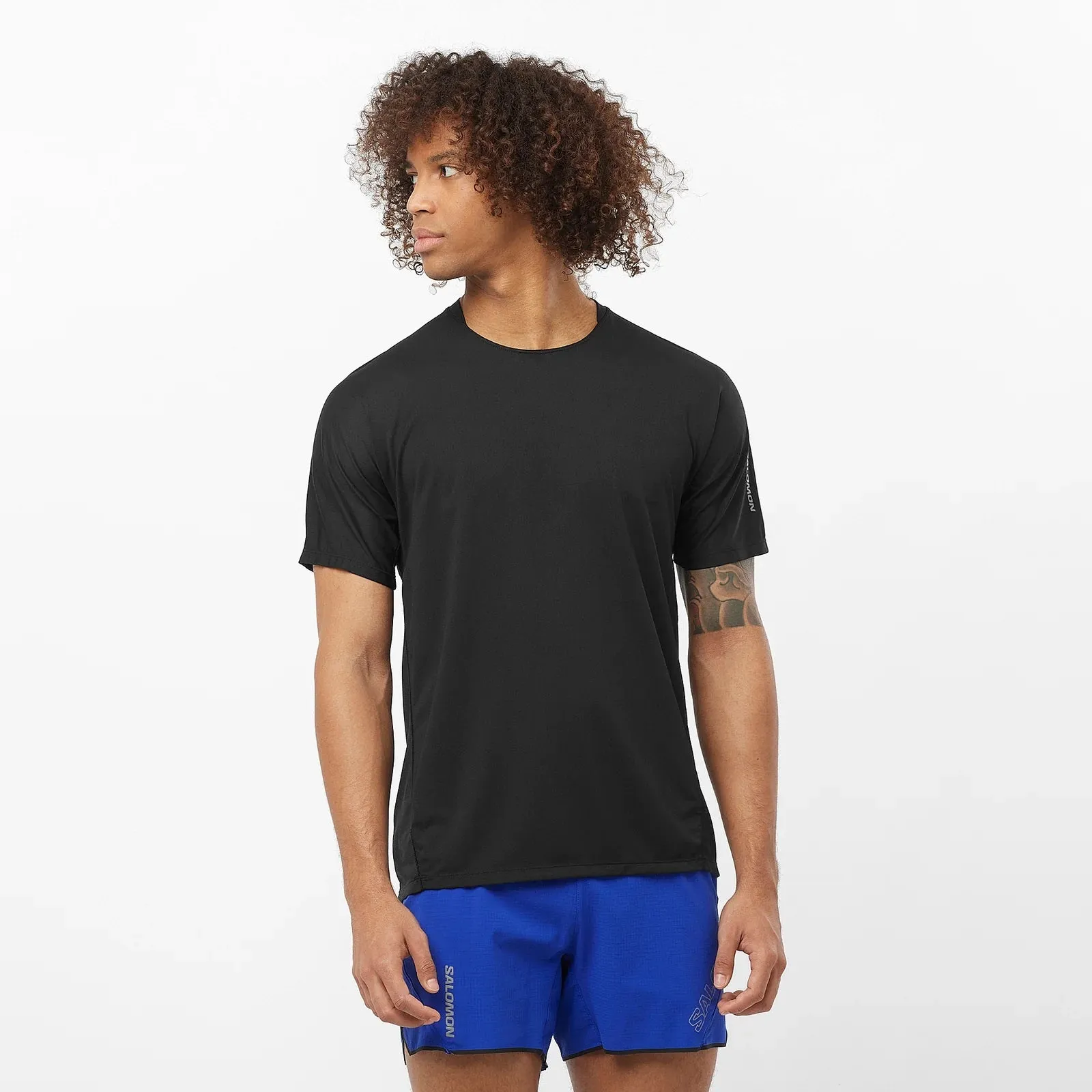 Salomon Sense Aero Tee | Deep Black | Mens