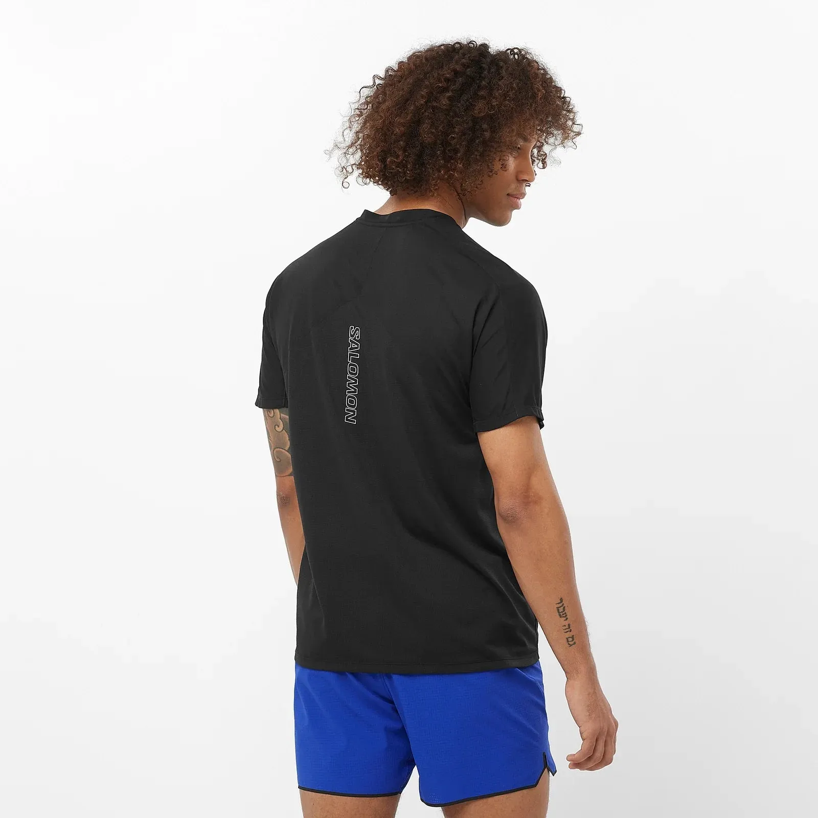 Salomon Sense Aero Tee | Deep Black | Mens