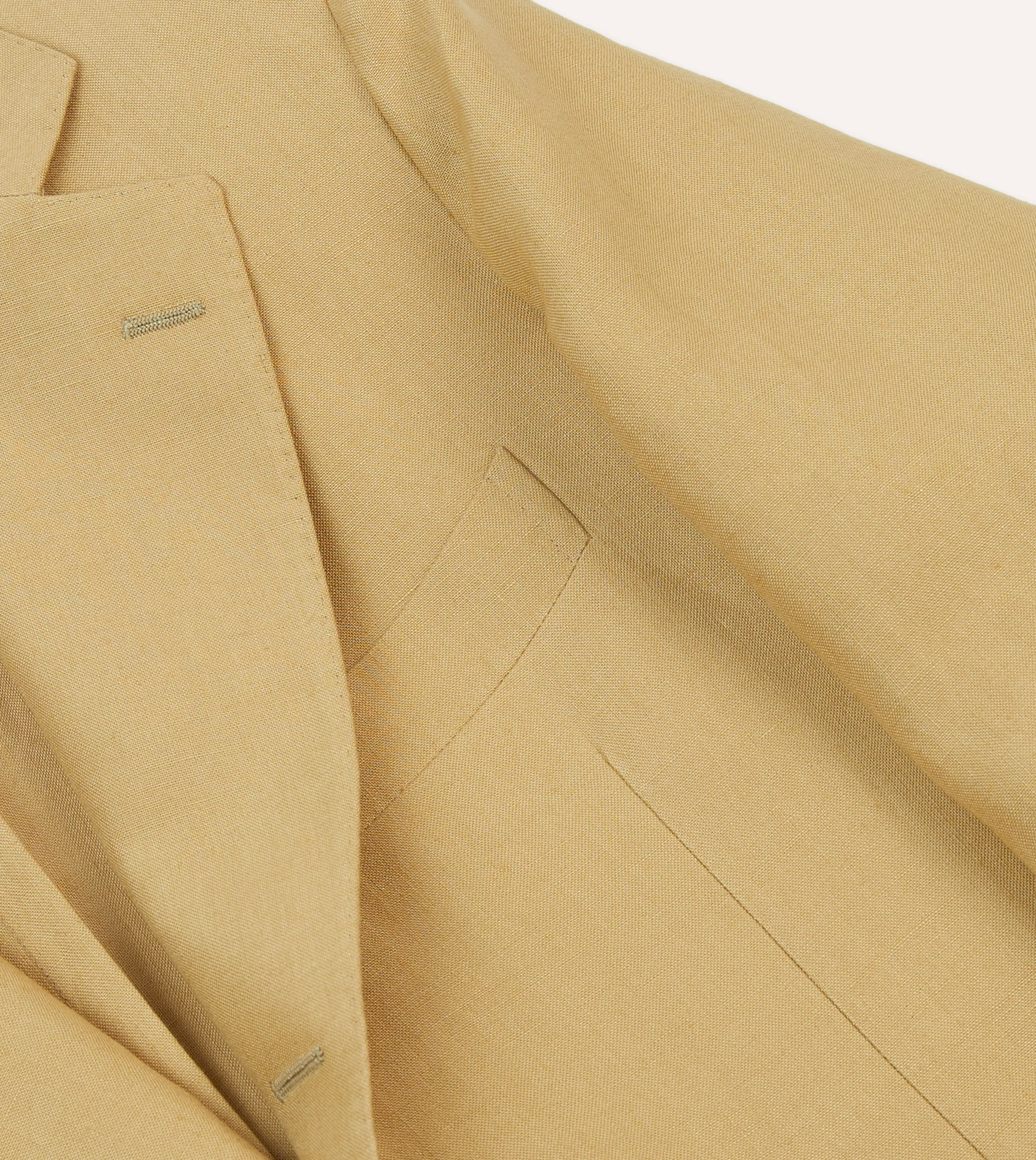 Sand Irish Linen Tailored Jacket