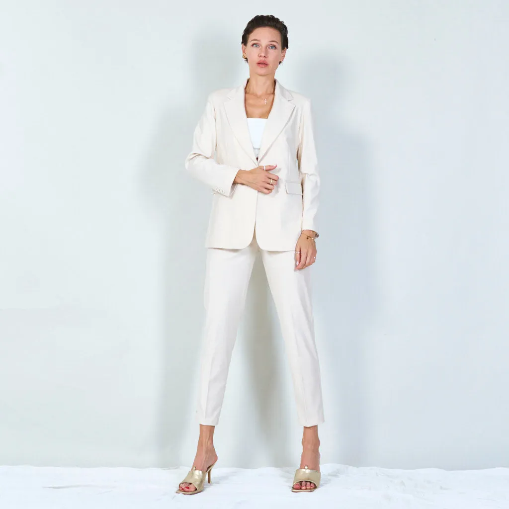 Shimmering tailored blazer with button details wholesale