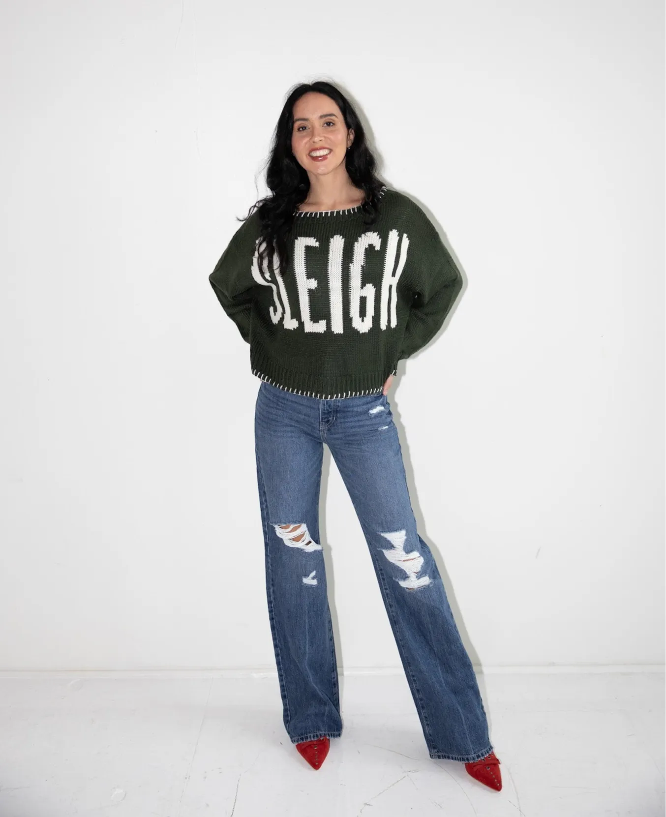 Sleigh Graphic Knit Sweater