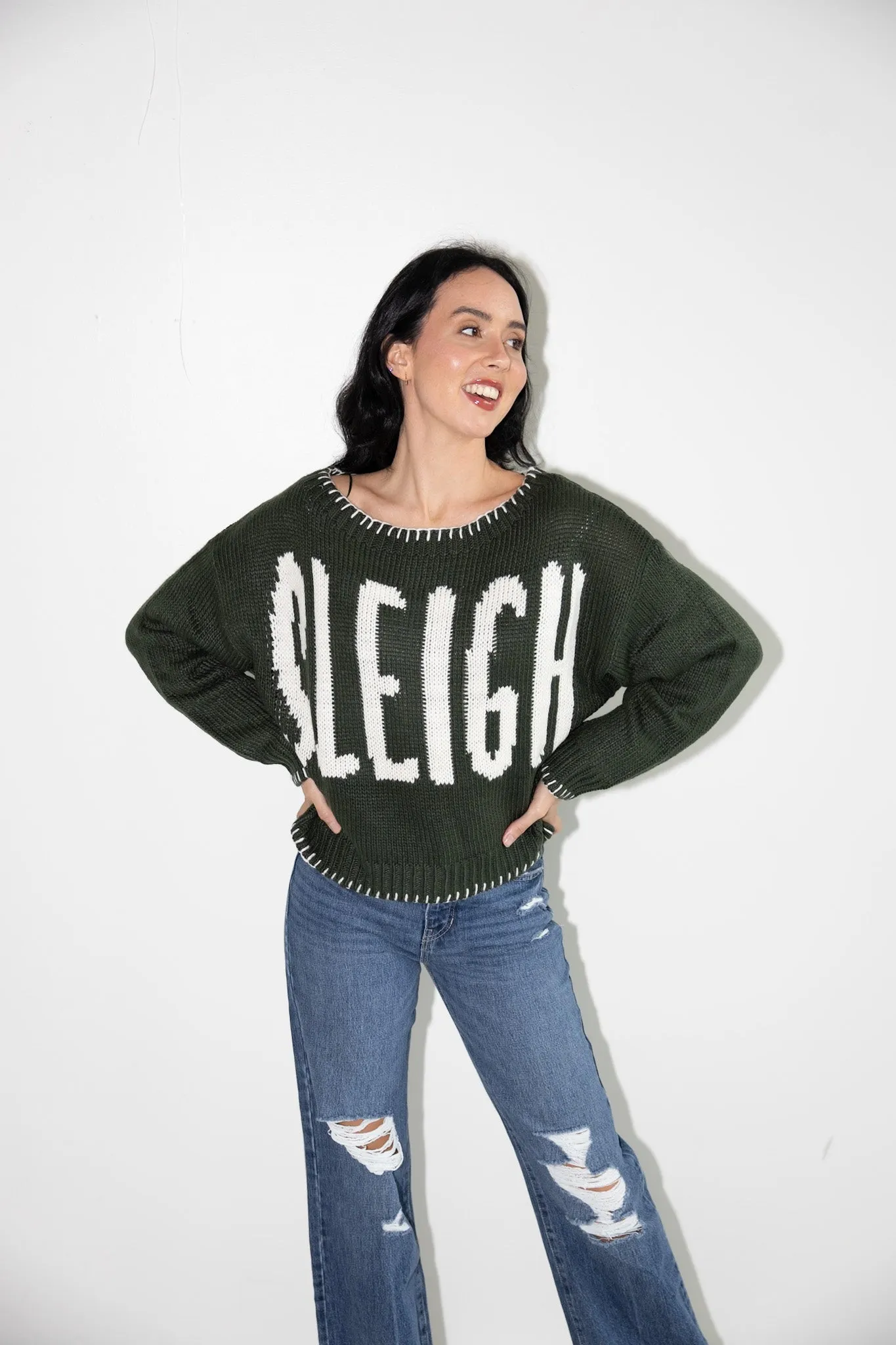 Sleigh Graphic Knit Sweater