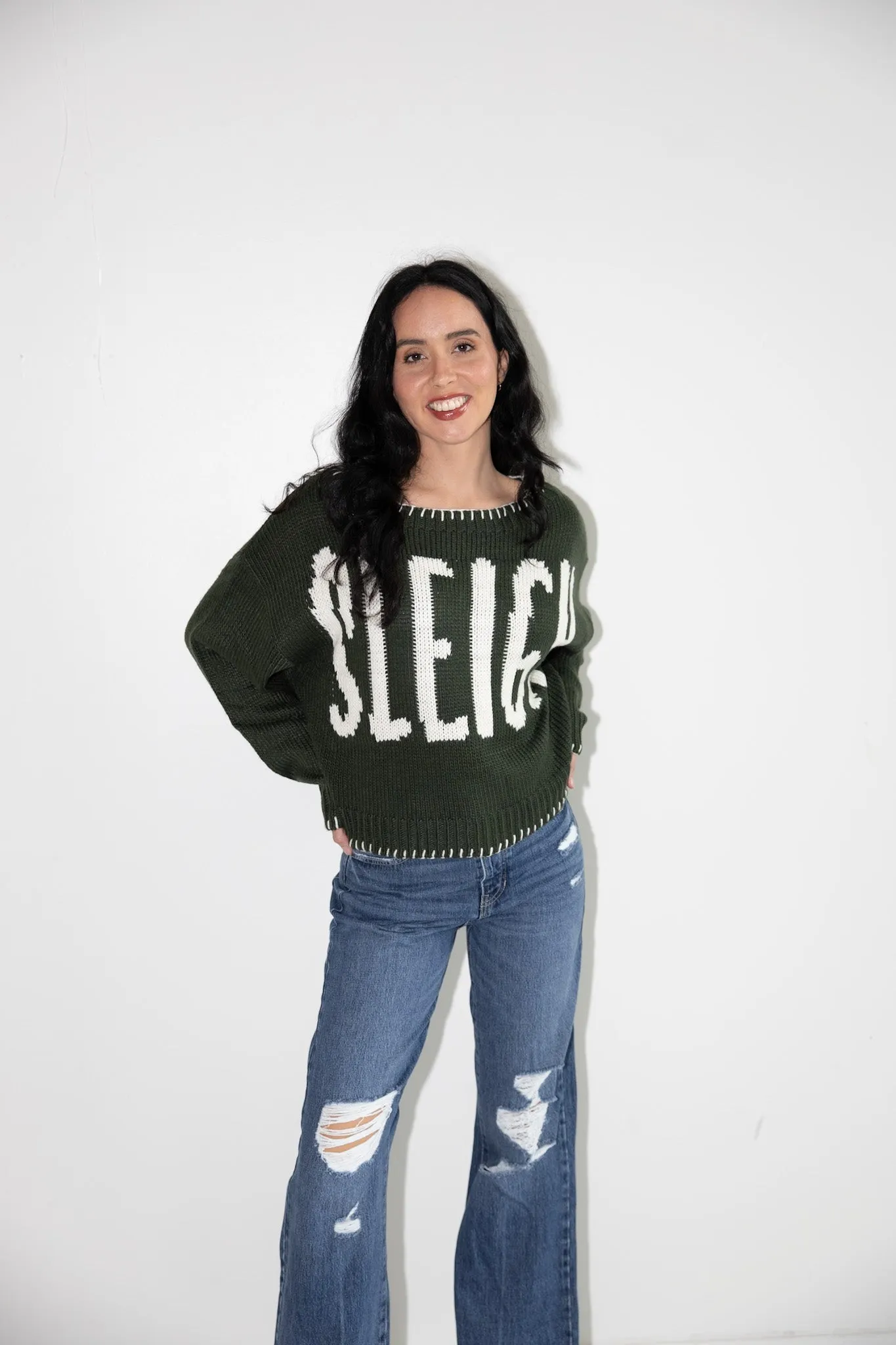 Sleigh Graphic Knit Sweater