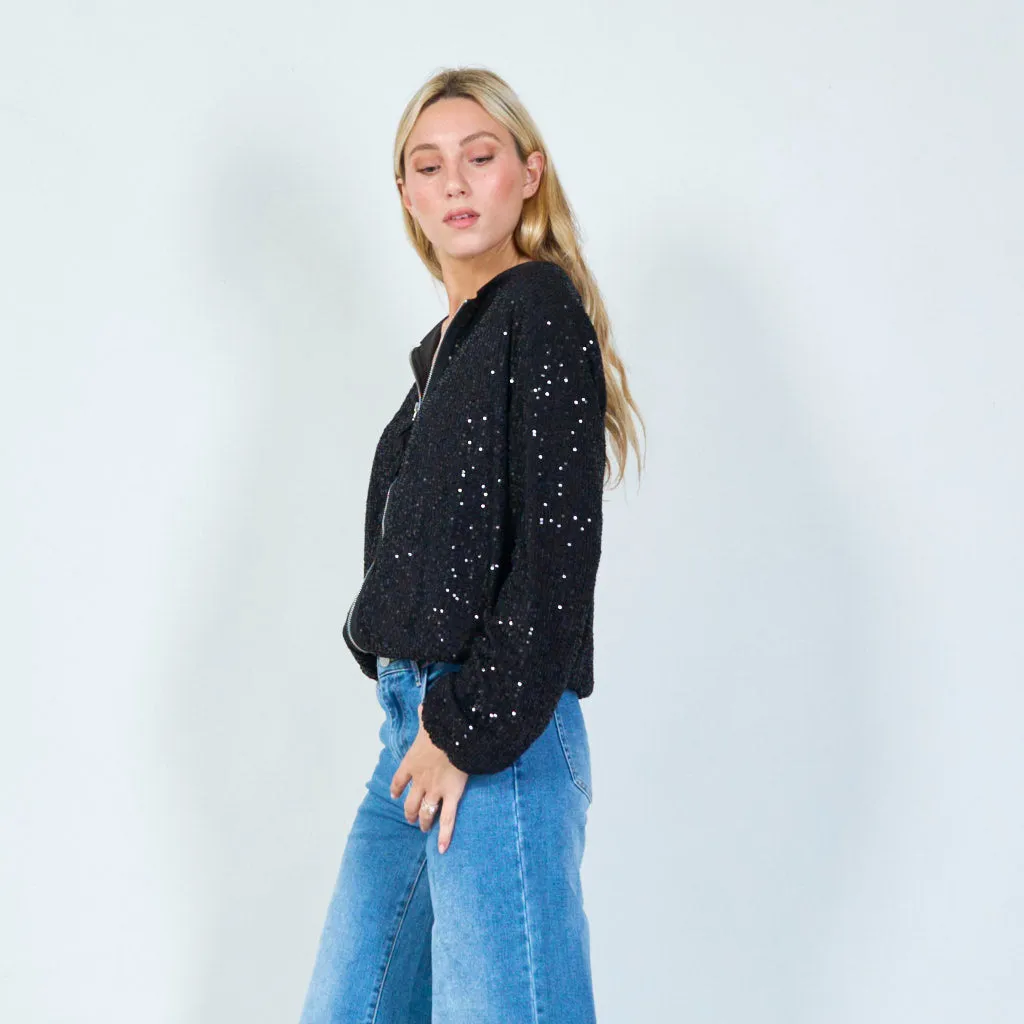 Sparkling sequin cardigan wholesale