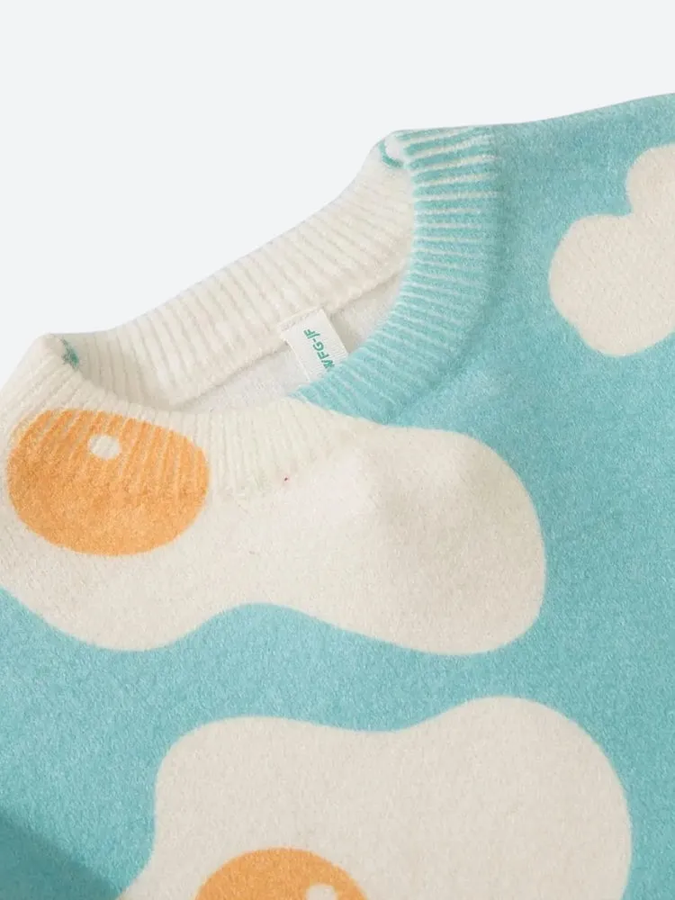 Sunny Side-Up Egg Sweater