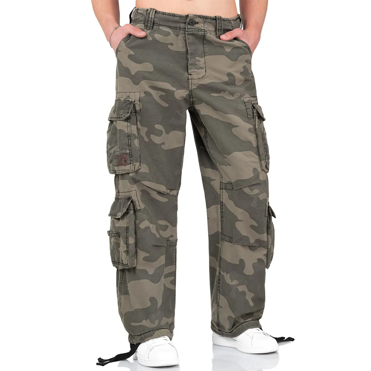 Surplus Airborne Vintage Trousers Black Camo