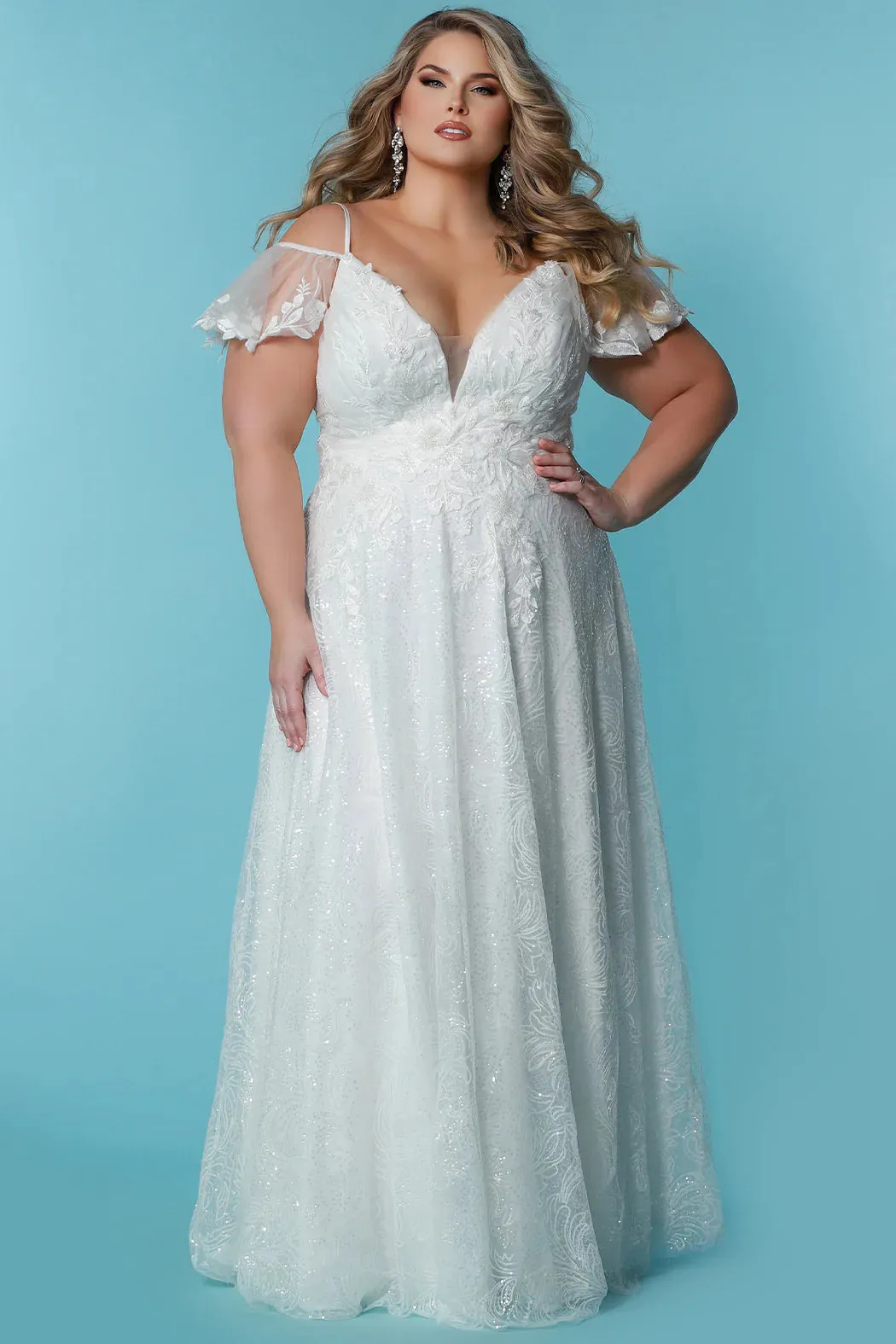 Sydney Closet SC5291 Lizzy Ivory Bridal Dress